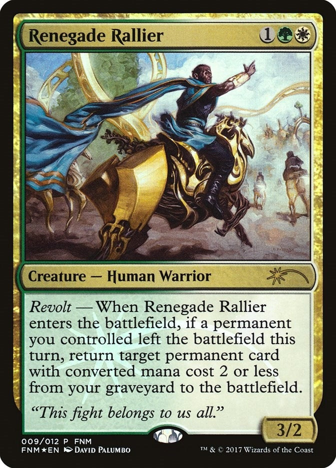 Image for Renegade Rallier (9) (FNM Promos) - Magic: The Gathering