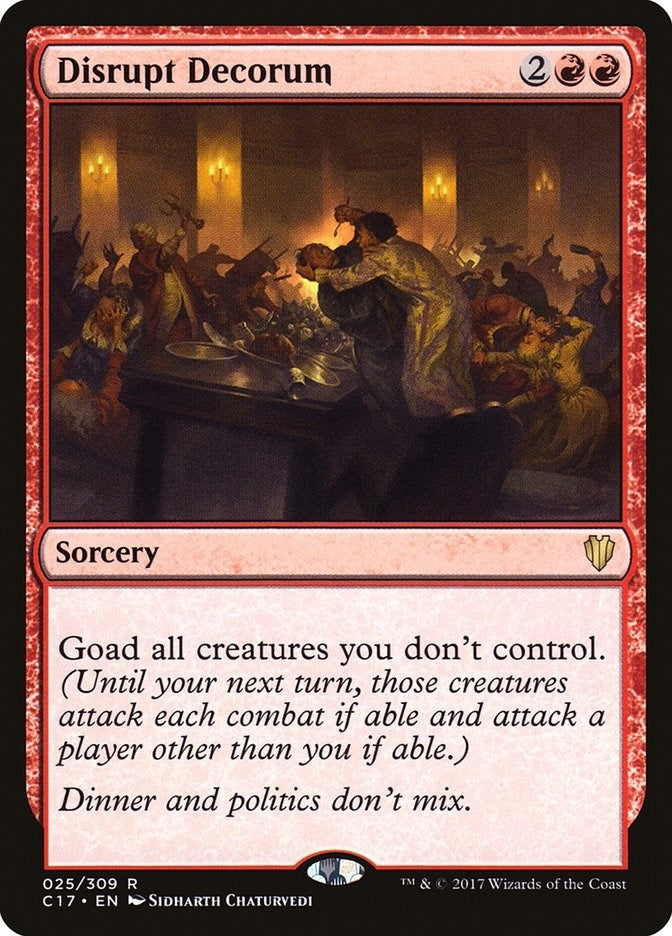 Image for Disrupt Decorum (25) (Commander 2017) - Magic: The Gathering