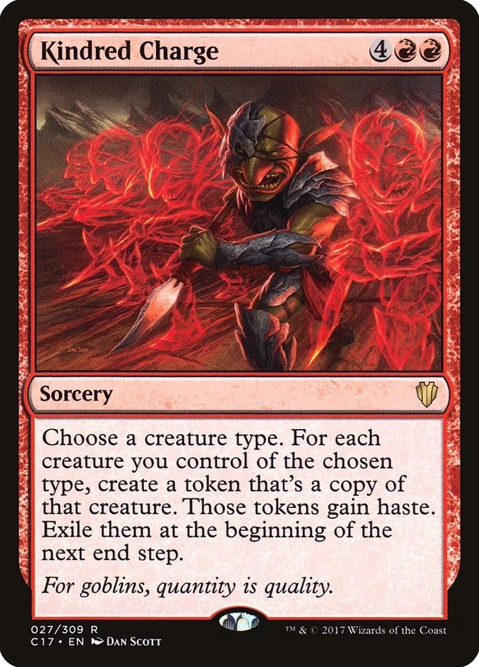Image for Kindred Charge (27) (Commander 2017) - Magic: The Gathering
