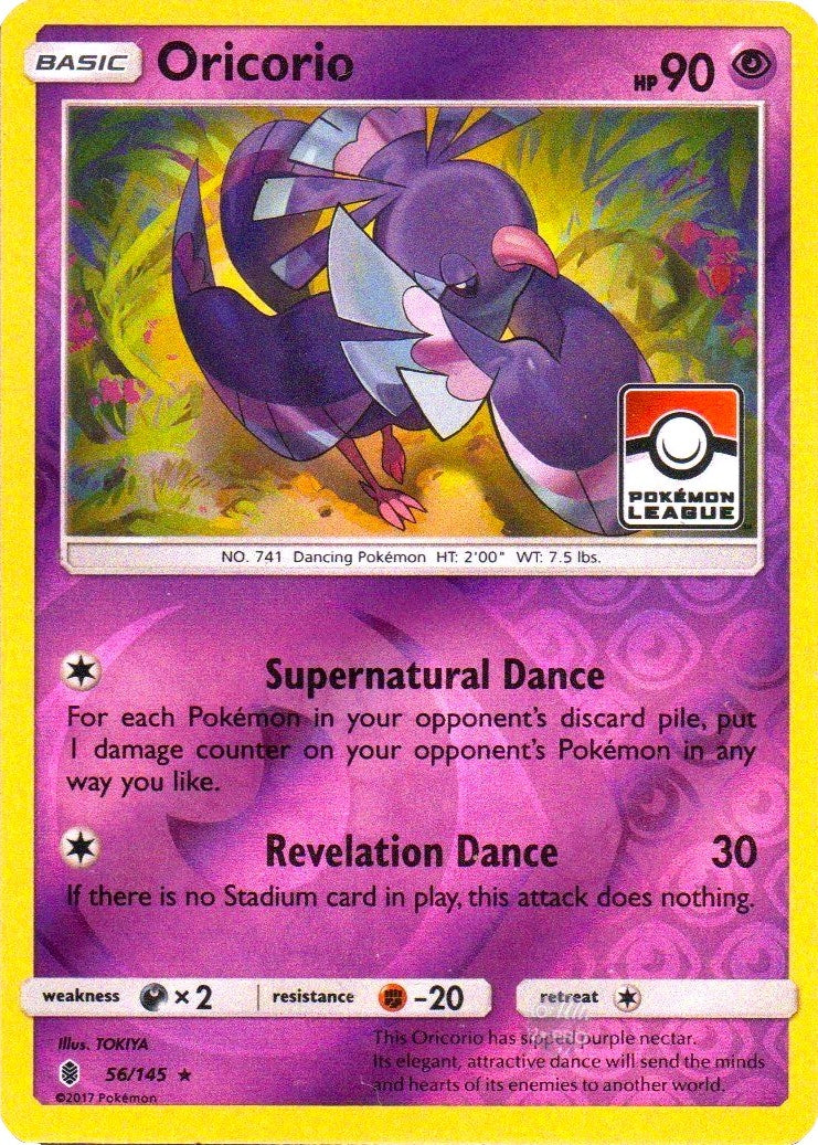 Image for Oricorio - 56/145 (Pokemon League) (056/145) (League & Championship Cards) - Pokemon
