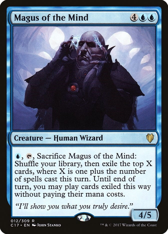 Image for Magus of the Mind (12) (Commander 2017) - Magic: The Gathering