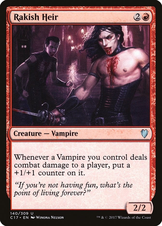 Image for Rakish Heir (140) (Commander 2017) - Magic: The Gathering