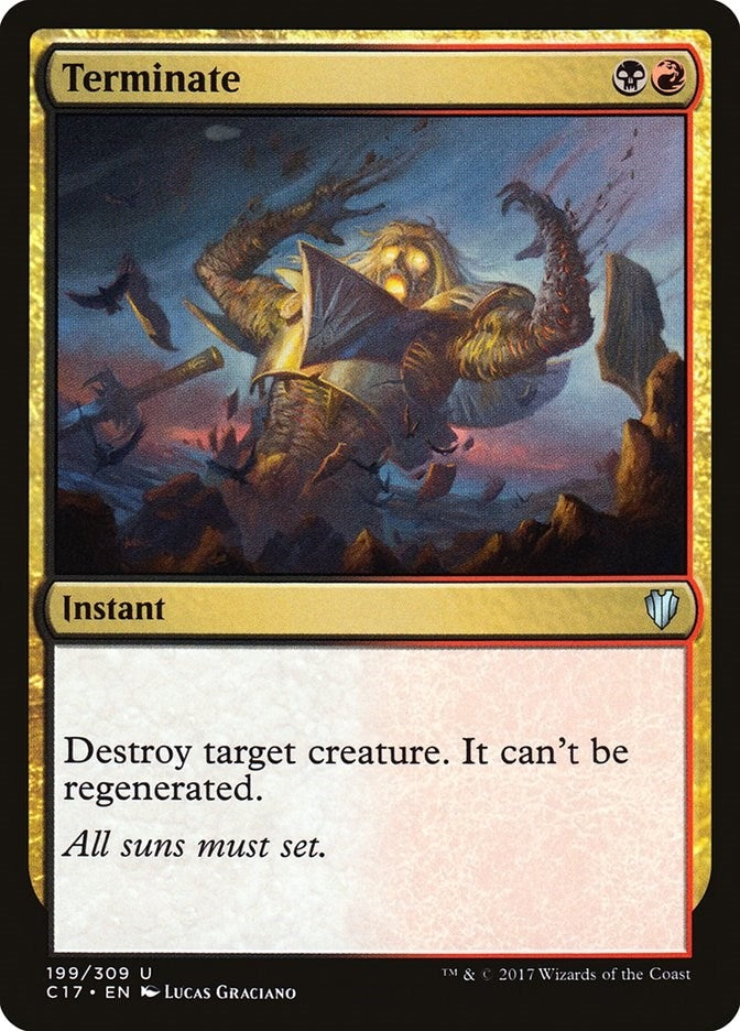 Image for Terminate (199) (Commander 2017) - Magic: The Gathering