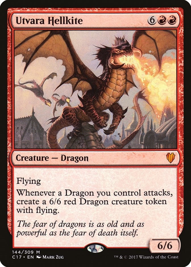 Image for Utvara Hellkite (144) (Commander 2017) - Magic: The Gathering