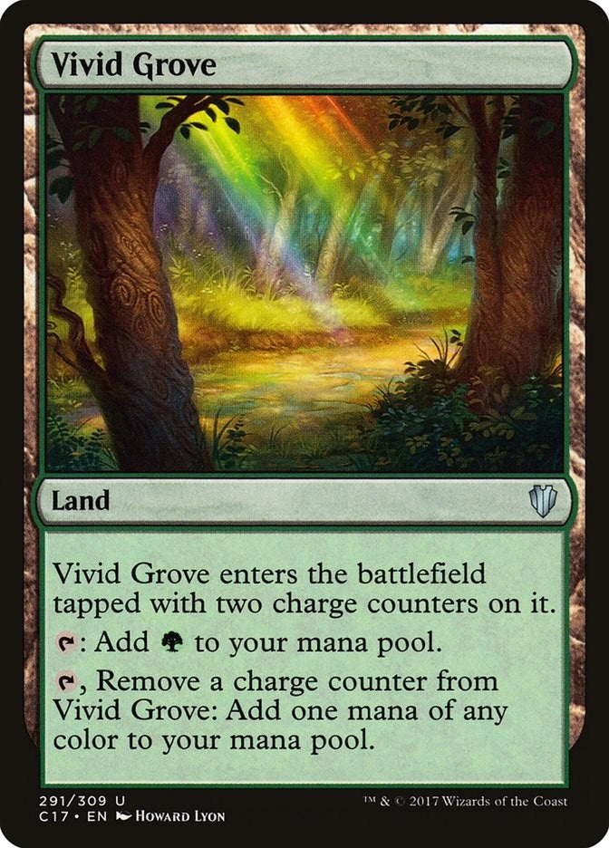 Image for Vivid Grove (291) (Commander 2017) - Magic: The Gathering