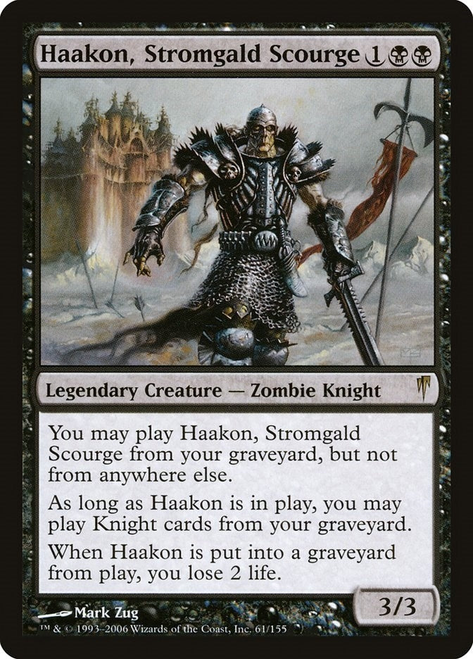 Image for Haakon, Stromgald Scourge (61) (Coldsnap) - Magic: The Gathering