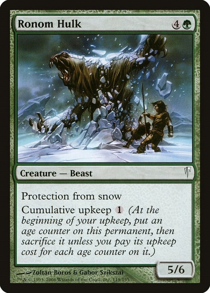 Image for Ronom Hulk (119) (Coldsnap) - Magic: The Gathering
