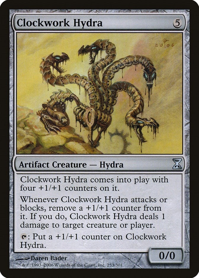 Image for Clockwork Hydra (253) (Time Spiral) - Magic: The Gathering