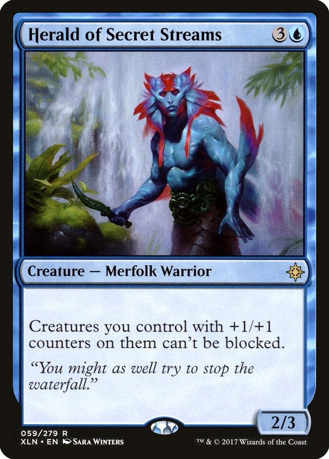 Image for Herald of Secret Streams (59) (Ixalan) - Magic: The Gathering