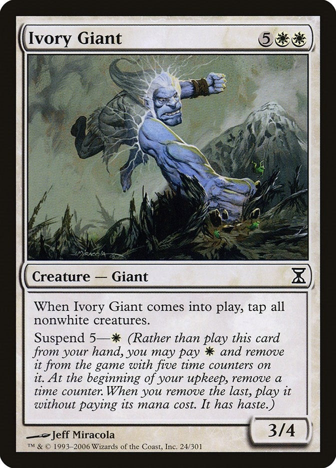 Image for Ivory Giant (24) (Time Spiral) - Magic: The Gathering