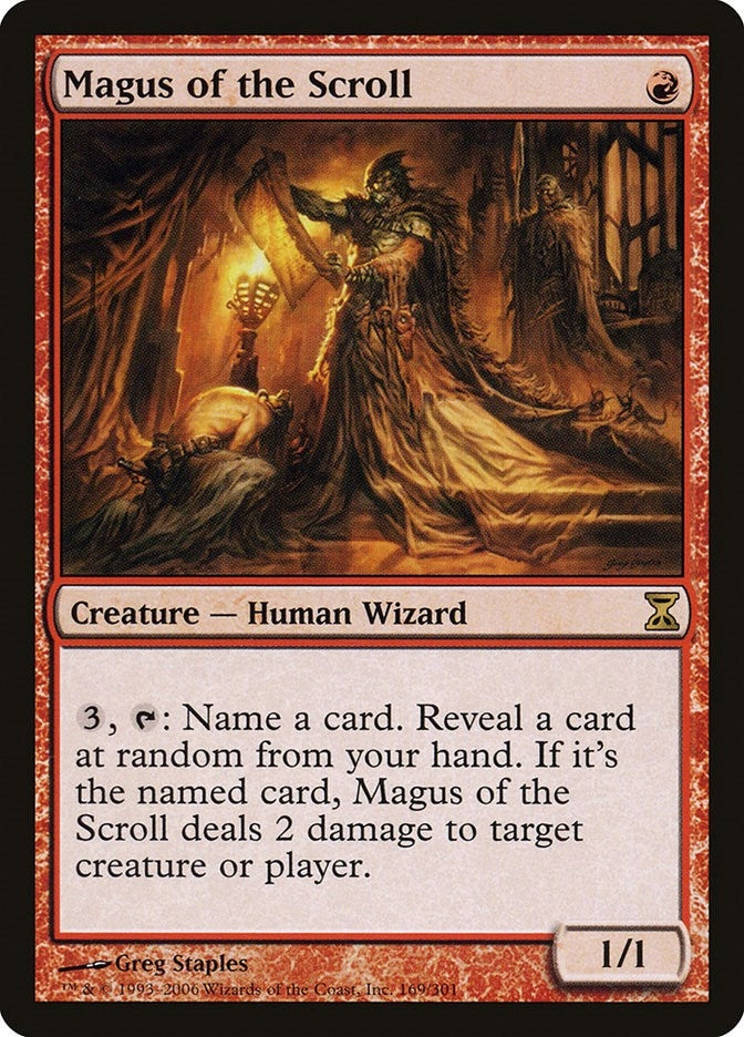Image for Magus of the Scroll (169) (Time Spiral) - Magic: The Gathering