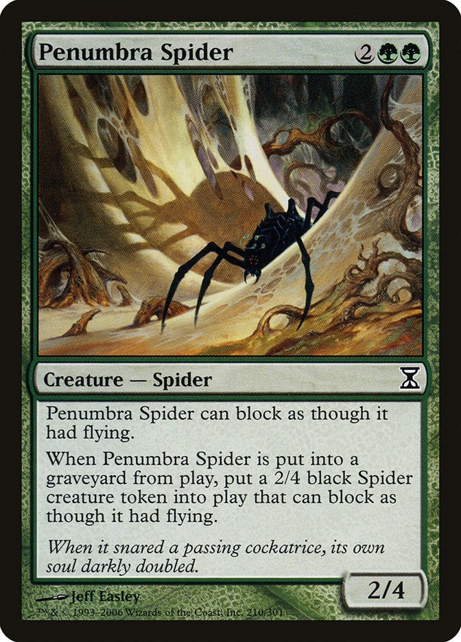 Image for Penumbra Spider (210) (Time Spiral) - Magic: The Gathering