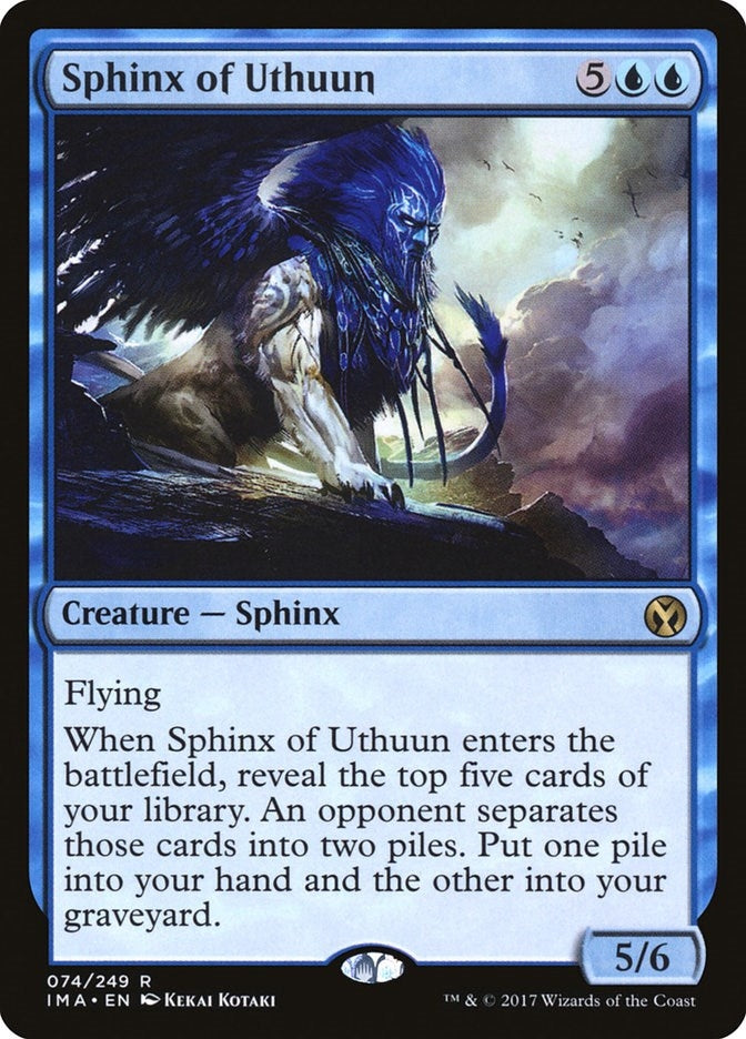 Image for Sphinx of Uthuun (74) (Iconic Masters) - Magic: The Gathering