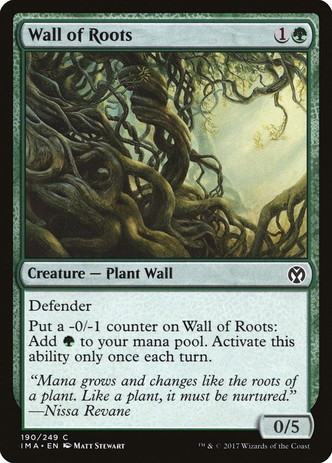 Image for Wall of Roots (190) (Iconic Masters) - Magic: The Gathering