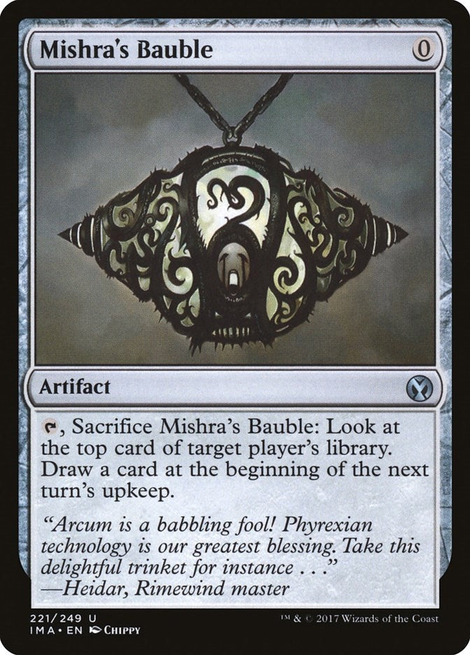 Image for Mishra's Bauble (221) (Iconic Masters) - Magic: The Gathering