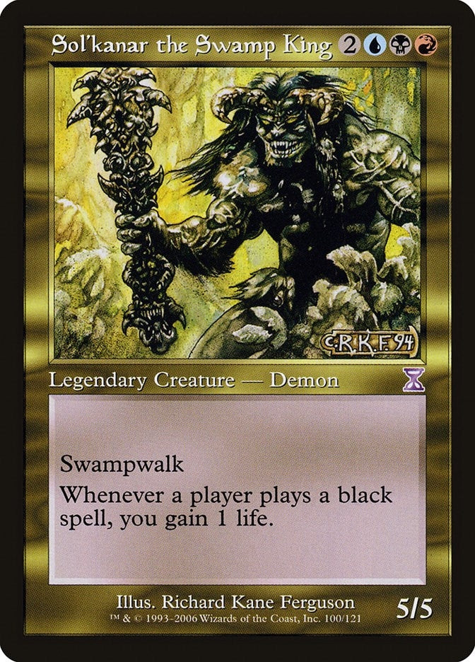 Image for Sol'kanar the Swamp King (100) (Timeshifted) - Magic: The Gathering