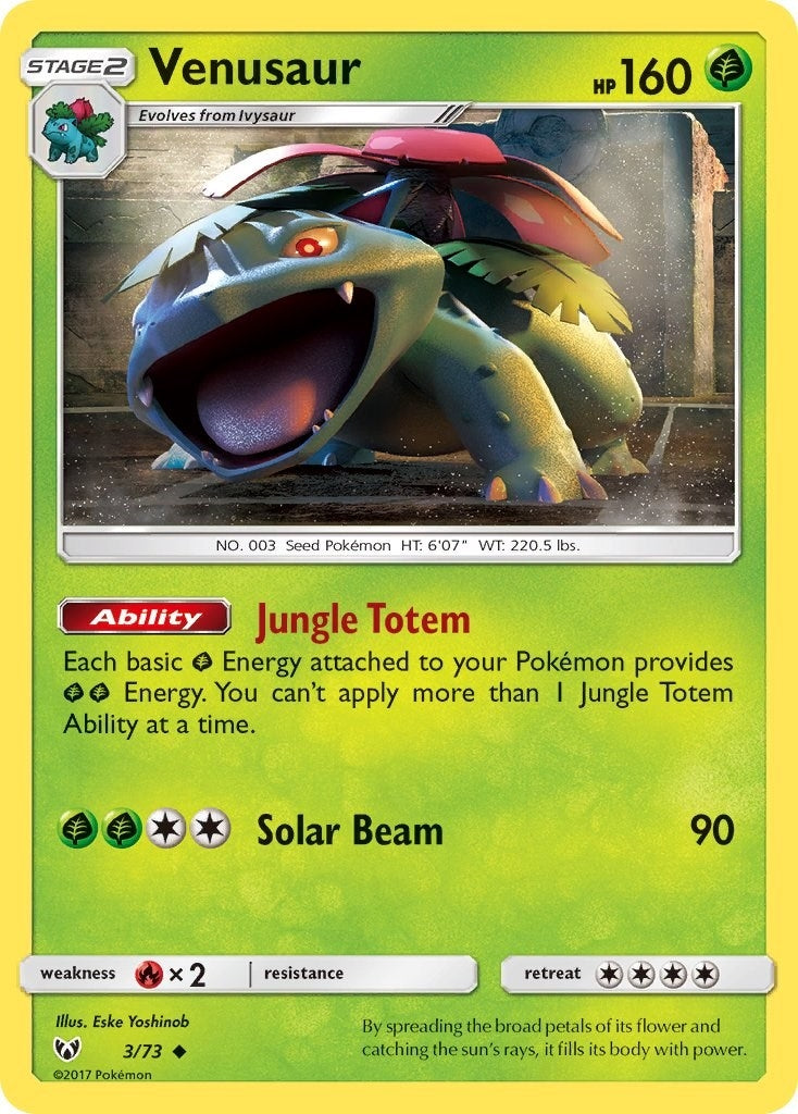 Image for Venusaur (3/73) (Shining Legends) - Pokemon