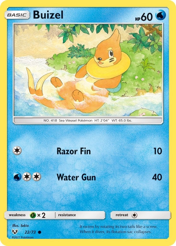 Image for Buizel (22/73) (Shining Legends) - Pokemon