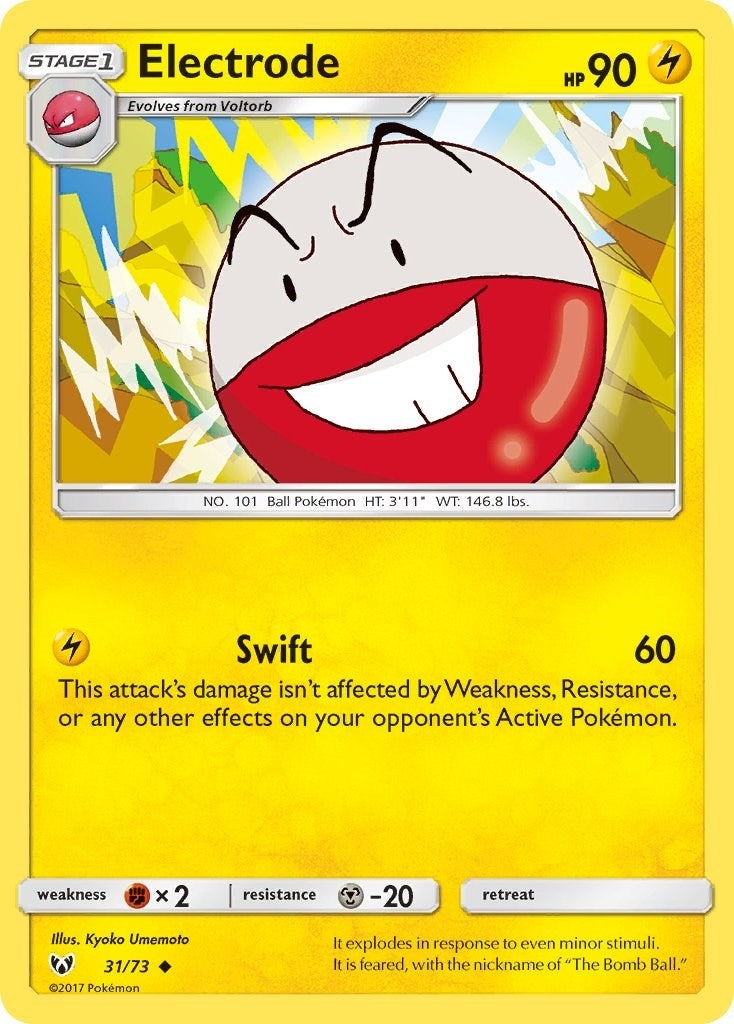 Image for Electrode (31/73) (Shining Legends) - Pokemon