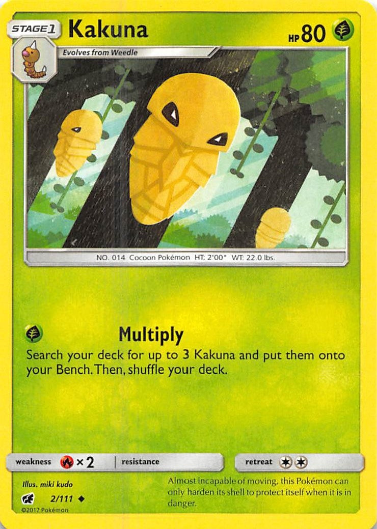 Image for Kakuna (2/111) (SM - Crimson Invasion) - Pokemon