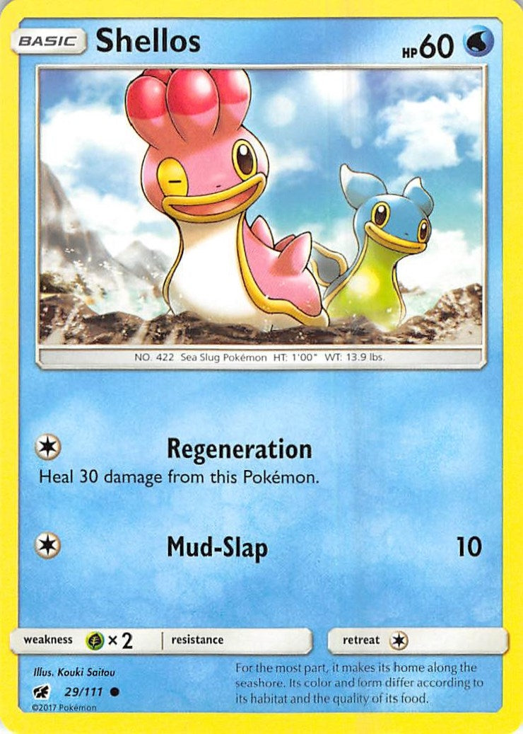 Image for Shellos (29/111) (SM - Crimson Invasion) - Pokemon