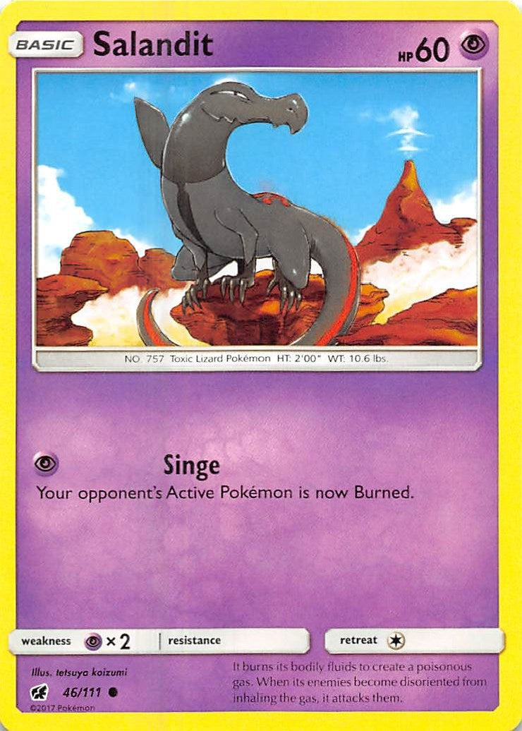 Image for Salandit (46/111) (SM - Crimson Invasion) - Pokemon
