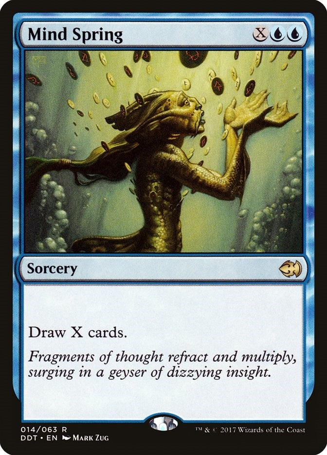 Image for Mind Spring (14) (Duel Decks: Merfolk vs. Goblins) - Magic: The Gathering