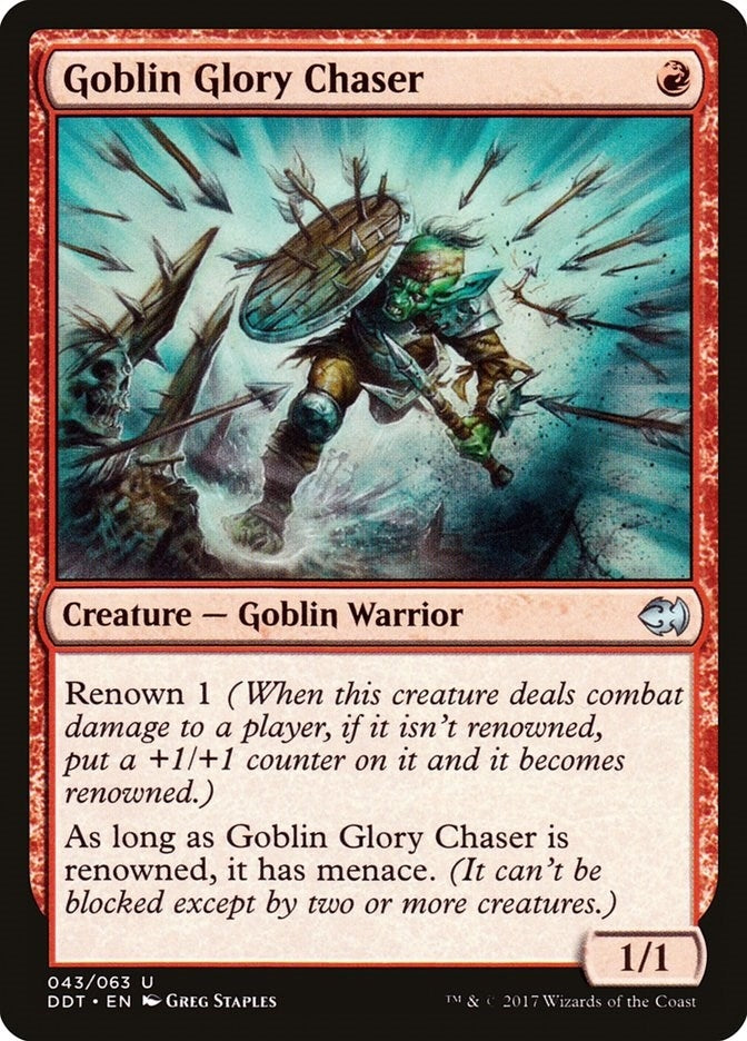 Image for Goblin Glory Chaser (43) (Duel Decks: Merfolk vs. Goblins) - Magic: The Gathering
