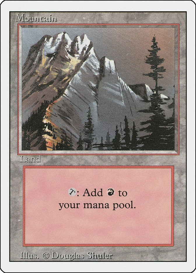 Image for Mountain (A) (290) (Revised Edition) - Magic: The Gathering