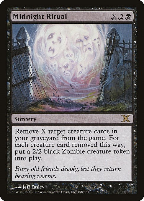 Image for Midnight Ritual (158) (10th Edition) - Magic: The Gathering