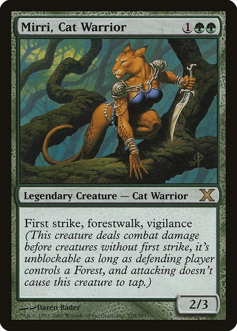 Image for Mirri, Cat Warrior (279) (10th Edition) - Magic: The Gathering