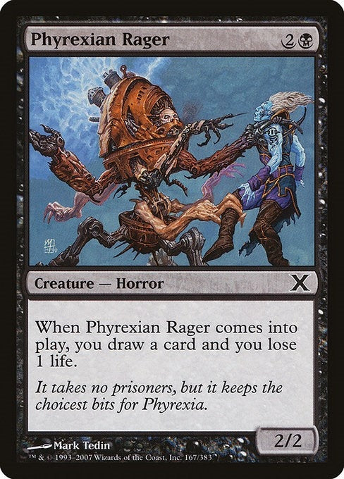 Image for Phyrexian Rager (167) (10th Edition) - Magic: The Gathering