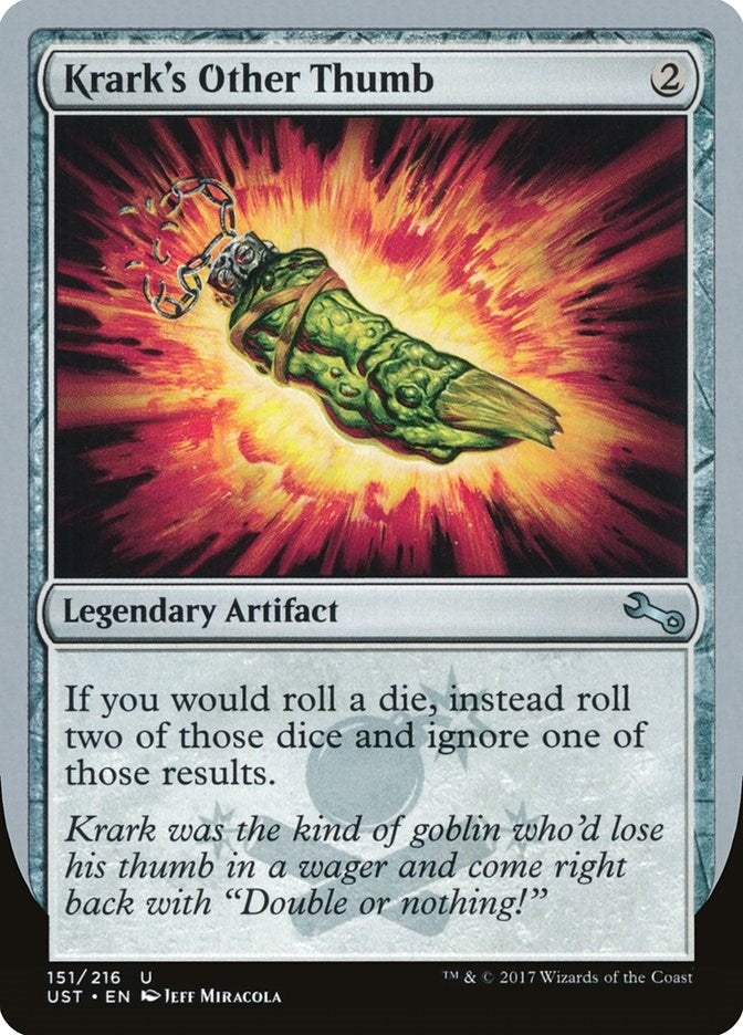 Image for Krark's Other Thumb (151) (Unstable) - Magic: The Gathering