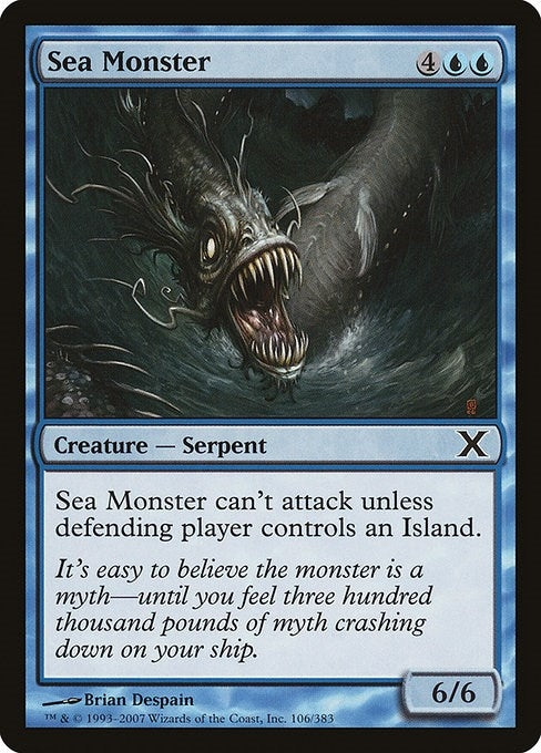 Image for Sea Monster (106) (10th Edition) - Magic: The Gathering