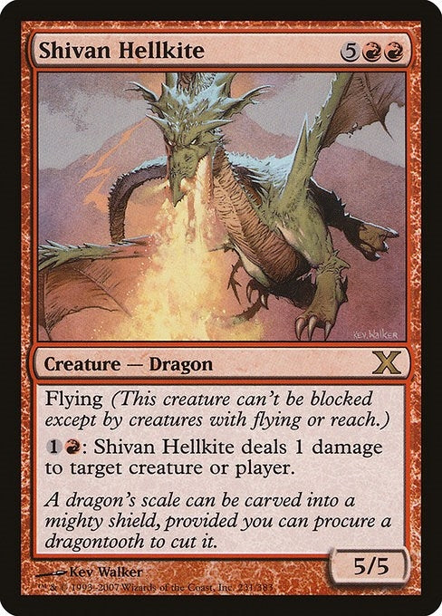 Image for Shivan Hellkite (231) (10th Edition) - Magic: The Gathering