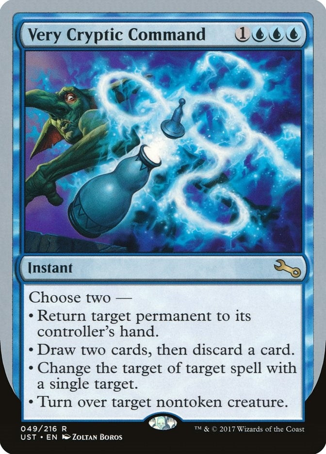 Image for Very Cryptic Command (D) (49) (Unstable) - Magic: The Gathering