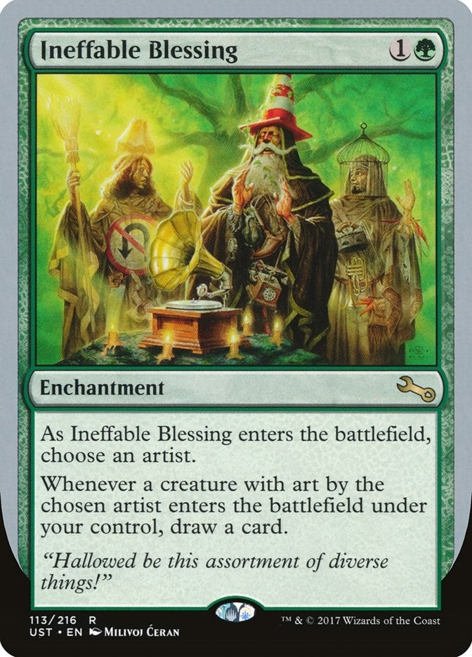 Image for Ineffable Blessing (B) (113) (Unstable) - Magic: The Gathering
