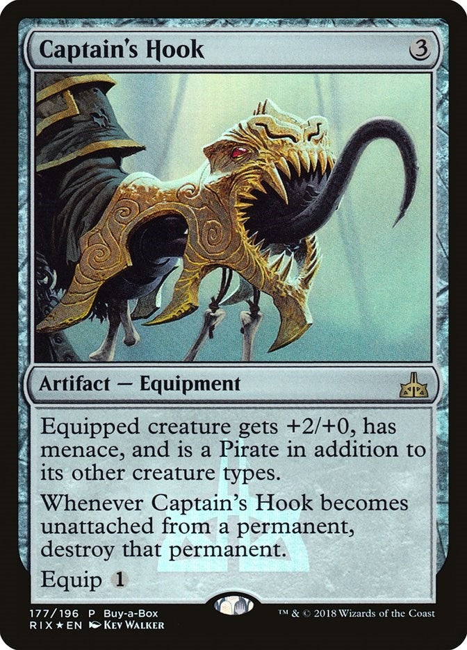Image for Captain's Hook (177) (Buy-A-Box Promos) - Magic: The Gathering