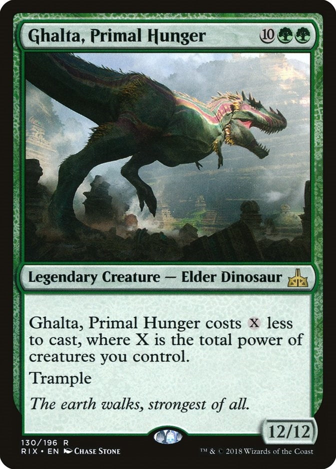 Image for Ghalta, Primal Hunger (130) (Rivals of Ixalan) - Magic: The Gathering
