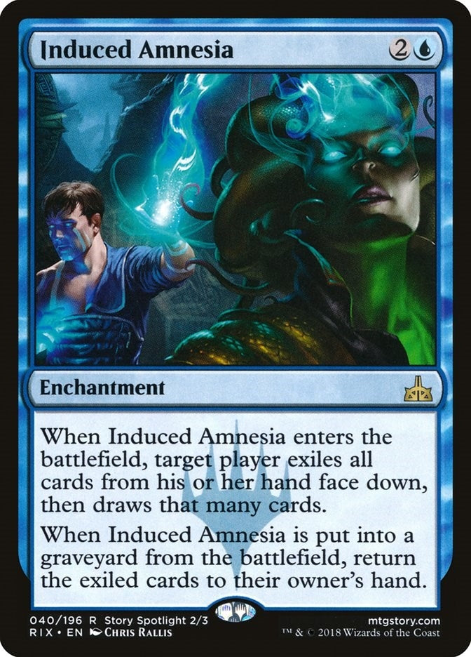 Image for Induced Amnesia (40) (Rivals of Ixalan) - Magic: The Gathering
