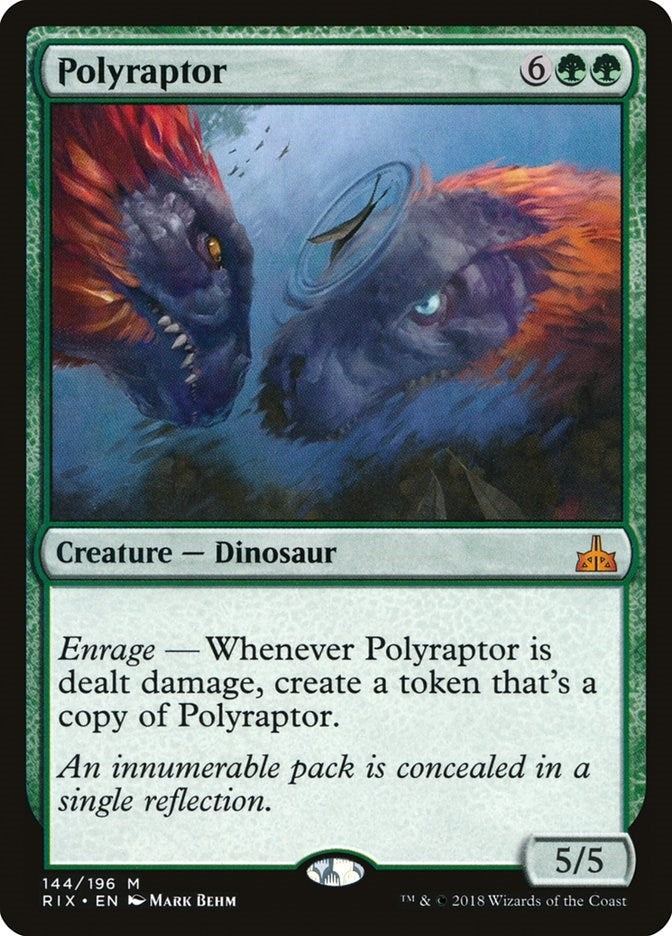 Image for Polyraptor (144) (Rivals of Ixalan) - Magic: The Gathering
