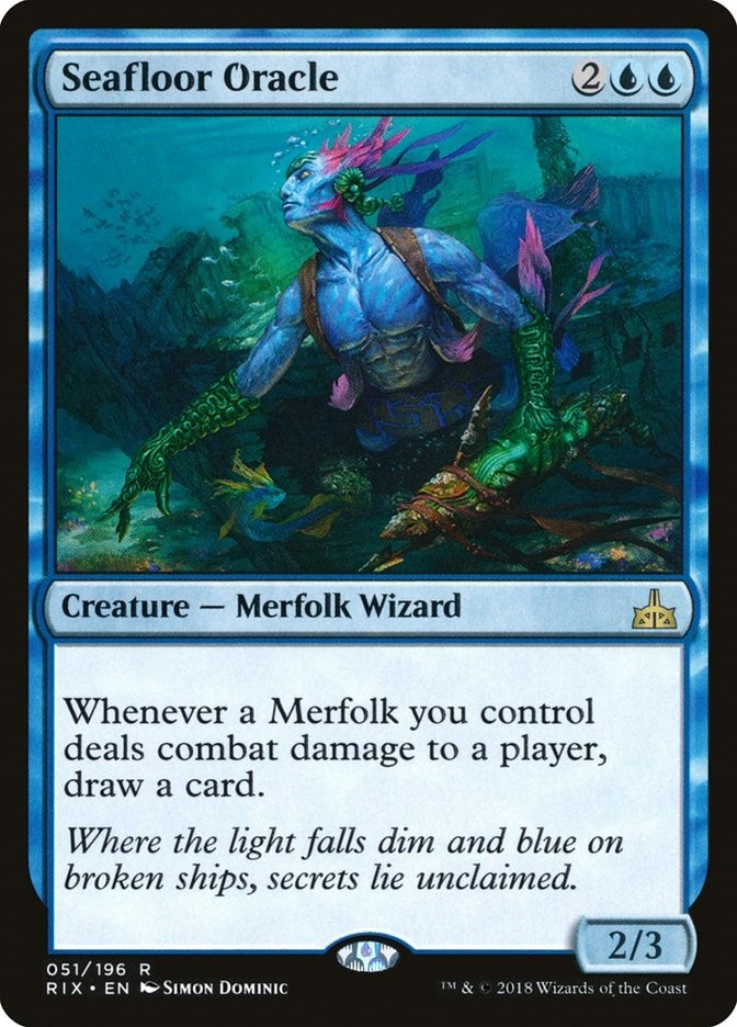 Image for Seafloor Oracle (51) (Rivals of Ixalan) - Magic: The Gathering