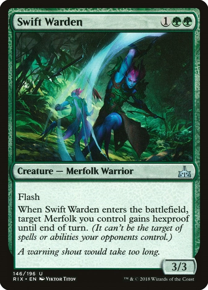 Image for Swift Warden (146) (Rivals of Ixalan) - Magic: The Gathering