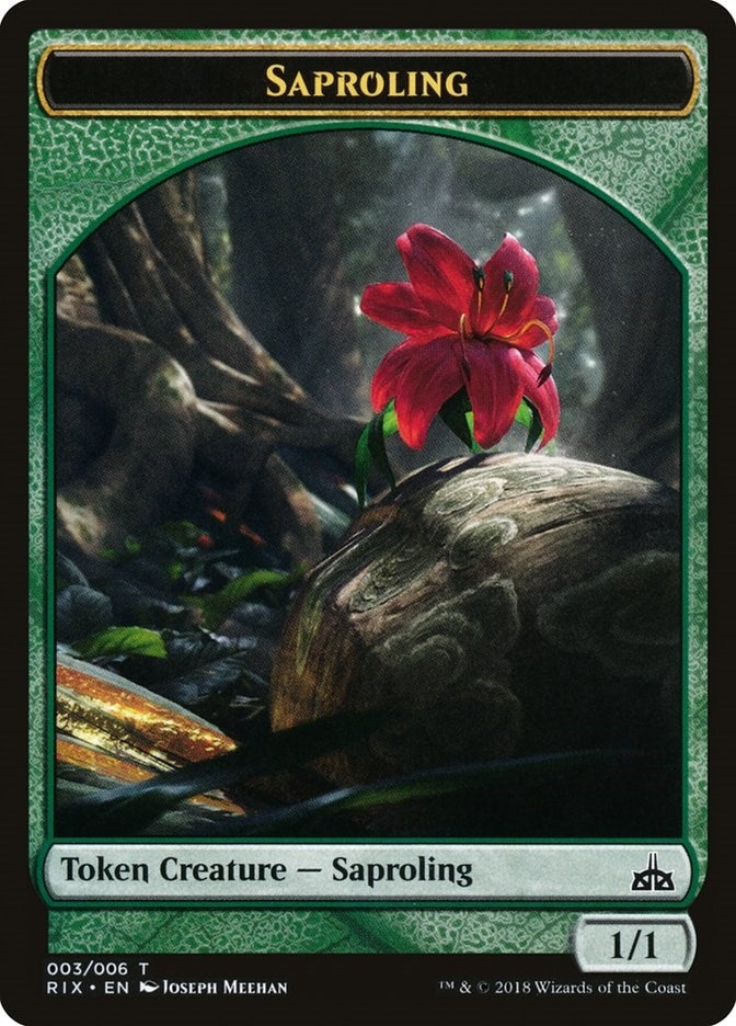 Image for Saproling Token (003) (3) (Rivals of Ixalan) - Magic: The Gathering