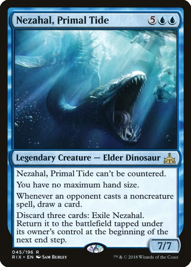Image for Nezahal, Primal Tide (45) (Rivals of Ixalan) - Magic: The Gathering