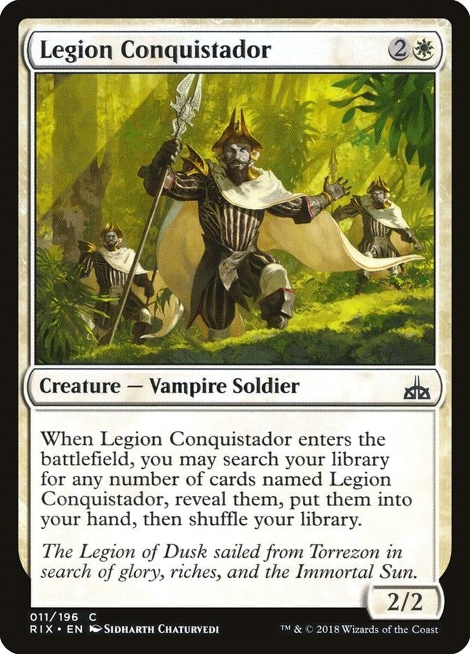 Image for Legion Conquistador (11) (Rivals of Ixalan) - Magic: The Gathering