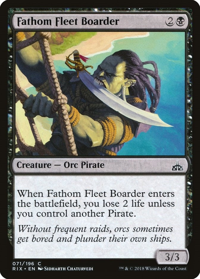 Image for Fathom Fleet Boarder (71) (Rivals of Ixalan) - Magic: The Gathering