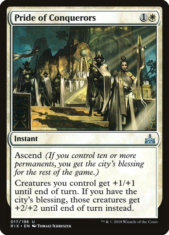 Image for Pride of Conquerors (17) (Rivals of Ixalan) - Magic: The Gathering