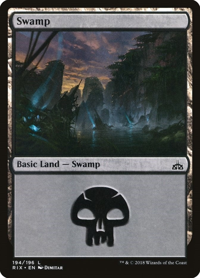 Image for Swamp (194) (Rivals of Ixalan) - Magic: The Gathering