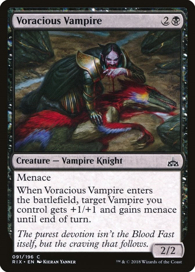 Image for Voracious Vampire (91) (Rivals of Ixalan) - Magic: The Gathering